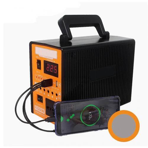 150w 220v Solar Lighting System Without Panels Lithium-Ion/LifePo4